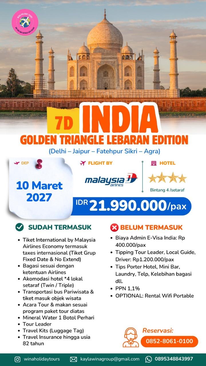 Golden Triangle Lebaran Edition - India